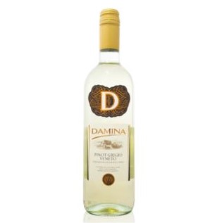 Valge vein Damina, Veneto, Pinot Grigio, Itaalia 75cl/pdl